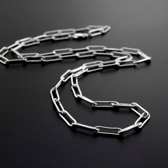 Sterling Silver Paperclip Chain 1.9mm 2 
