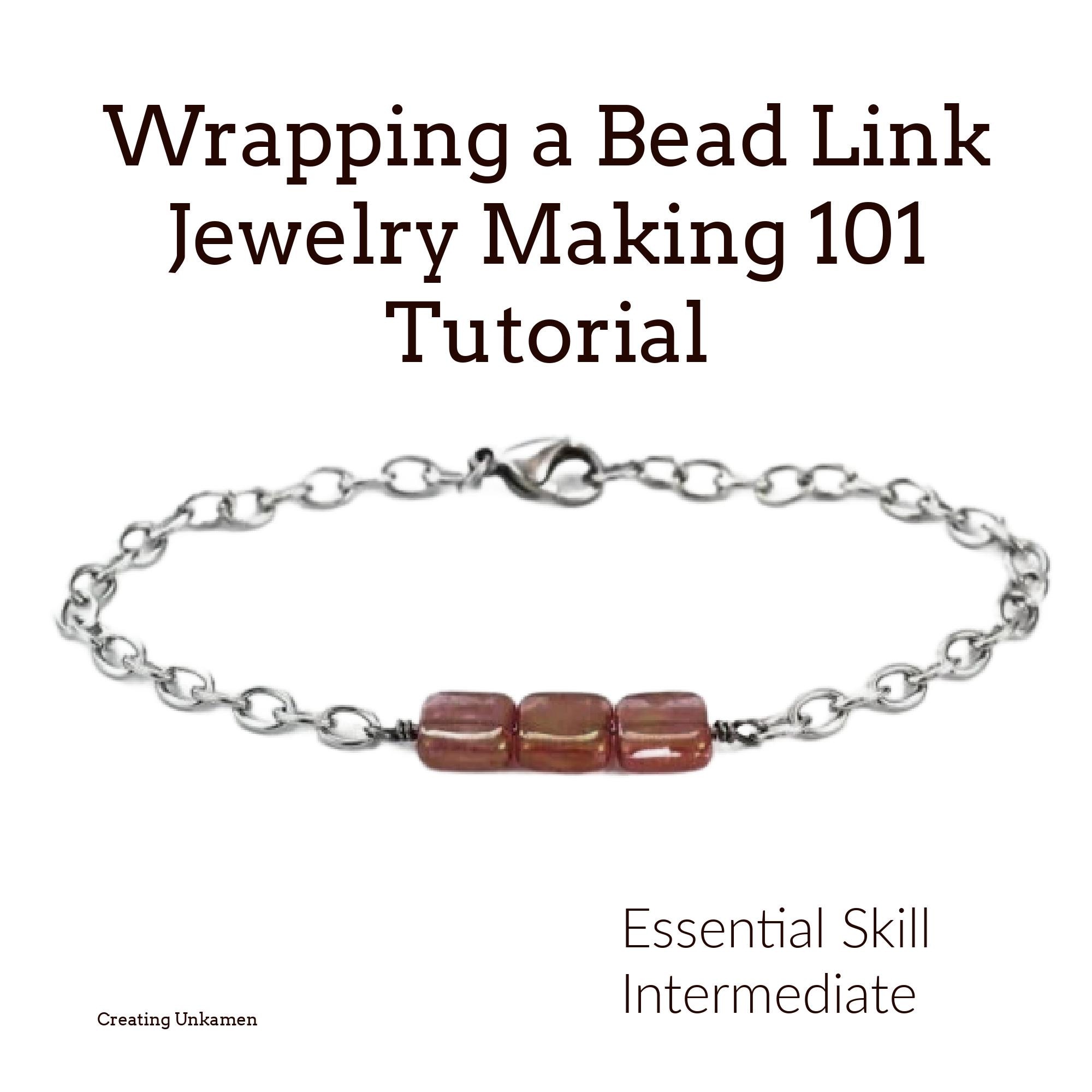 Tutorial Wrapping a Bead Link 101 - Essential Jewelry Making - Etsy