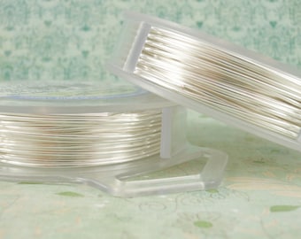Non Tarnish Silver Plated Artistic Wire - Pick 10, 12, 14, 16, 18, 20, 22, 24, 26, 28, 30, 32g - 100% Guarantee