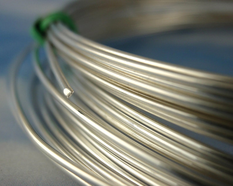 1/2 Troy Ounce Silver Filled Wire - Half Hard & Dead Soft - Perfect Sterling Alternative - 10% Silver Bonded to White Brass - You Pick Gauge 