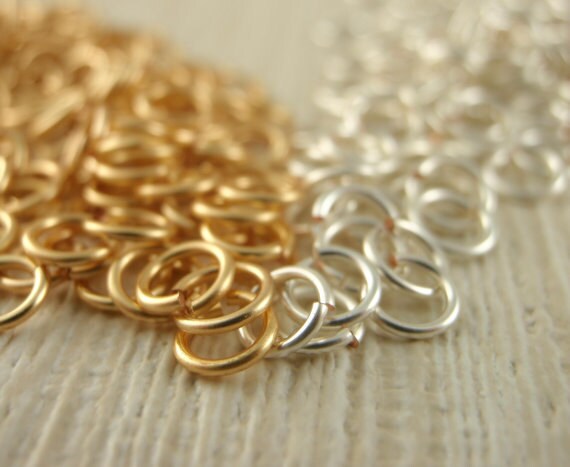 Gold Filled Jump Rings 20 Gauge Jump Rings - Sold by 1/4 Ounce