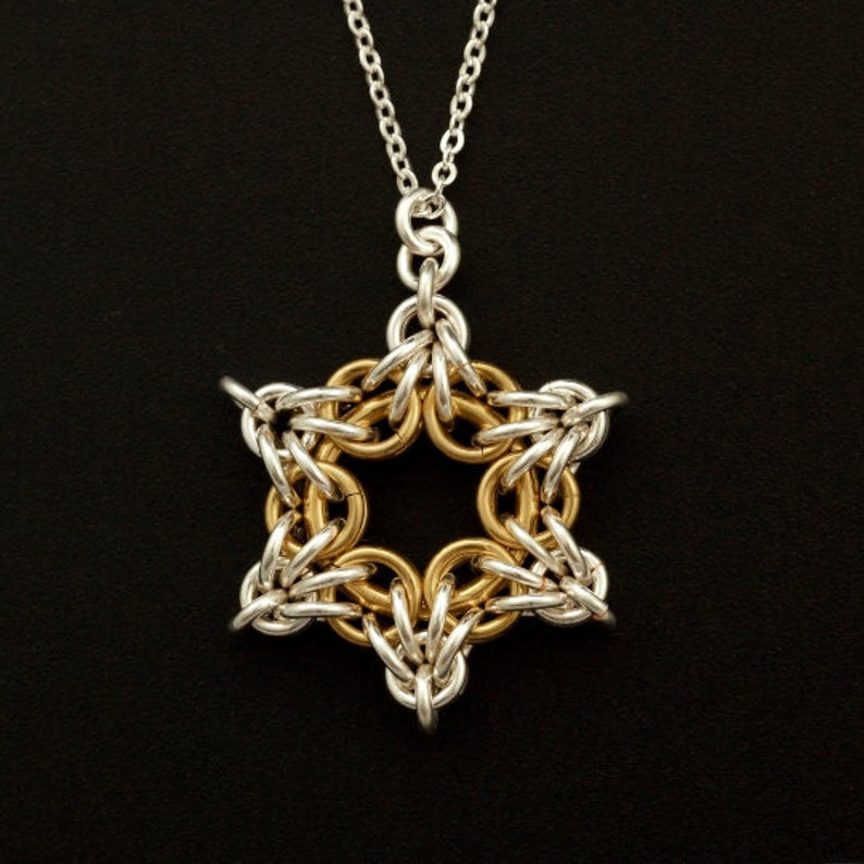 Star Bright Tutorial - Chainmaille Jewelry PDF Intermediate Pendant or ...