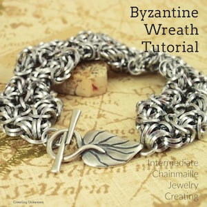 Tutorial Byzantijnse krans maliën armband tussenliggende sieraden maken