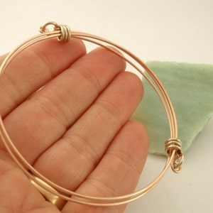 14kt Rose Gold Filled Wire Half Hard 1/4 Troy ounce You Pick the Gauge 16, 18, 20, 22, 24, 26 image 5