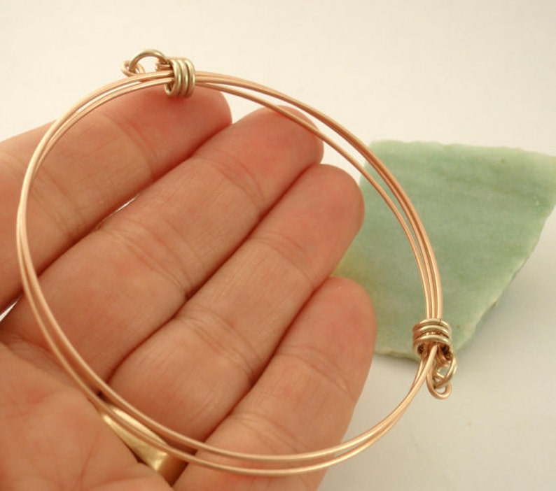 14kt Rose Gold Filled Wire Half Hard 1/4 Troy ounce You Pick the Gauge 16, 18, 20, 22, 24, 26 image 5