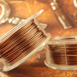 Antique Copper Wire - Economical -You Pick Gauge 14, 16, 18, 20, 21, 22, 24, 26, 28 - 100% Guarantee