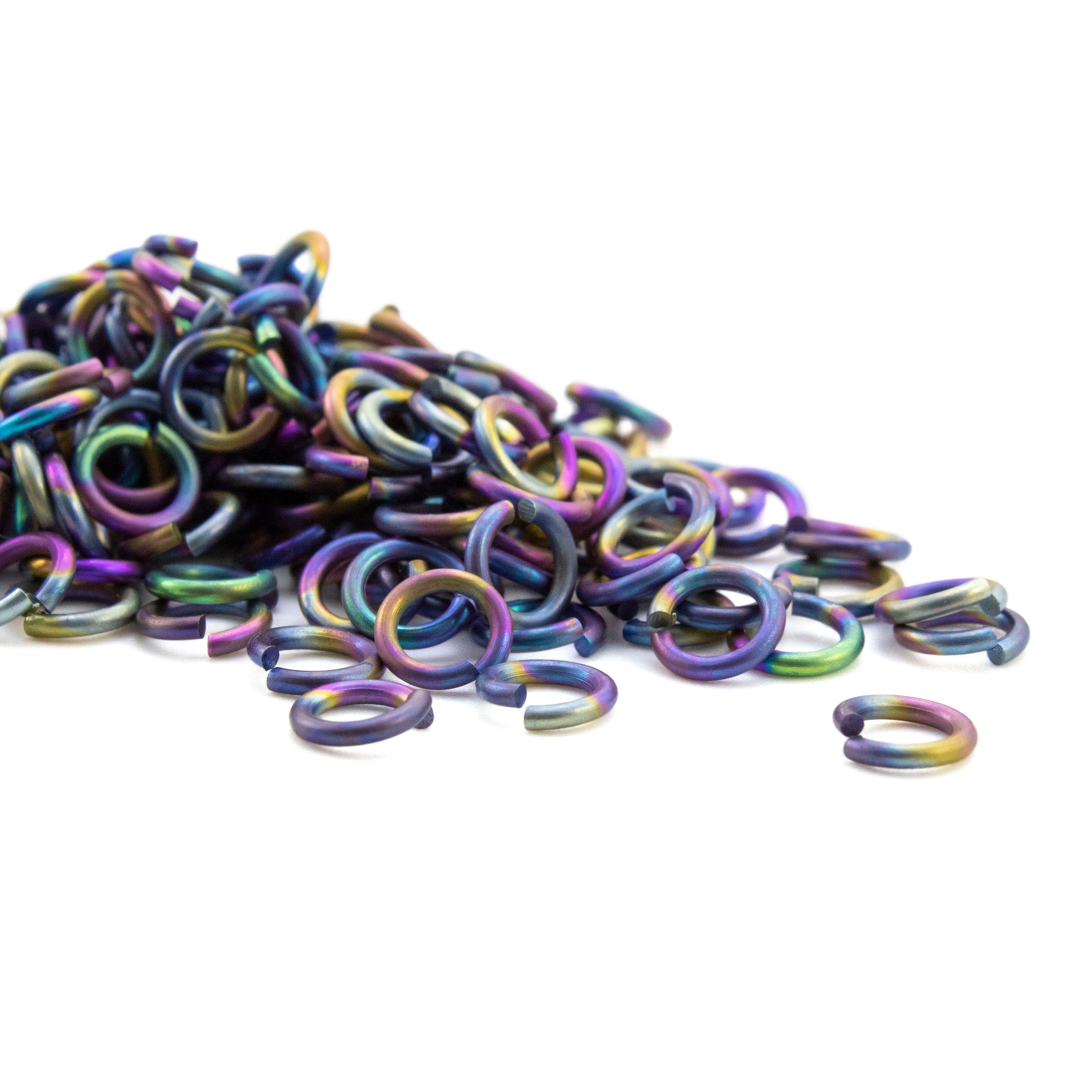 Colored store jump rings