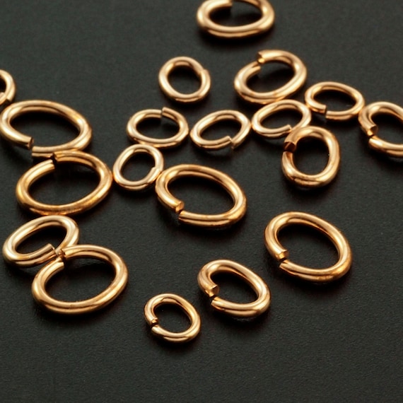 6.5mm Oval Jump Ring (4 Metal Options) - 50 pcs.