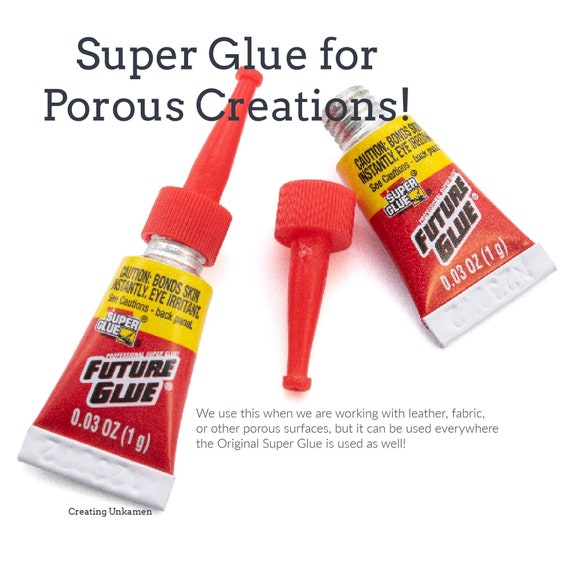 Super Glue FUTURE GLUE Liquid TWO Single Use Size Tubes 0.01 Ounce Each  Adhesive for Porous or Non Porous Surfaces -  Denmark