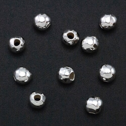 Sterling Silver Rondelle Beads in 3mm 6mm 7mm 8mm 10mm Etsy