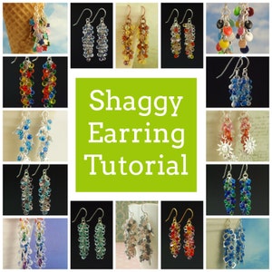 Tutorial Earrings Beginner Shaggy Beaded Drop Jewelry Creating