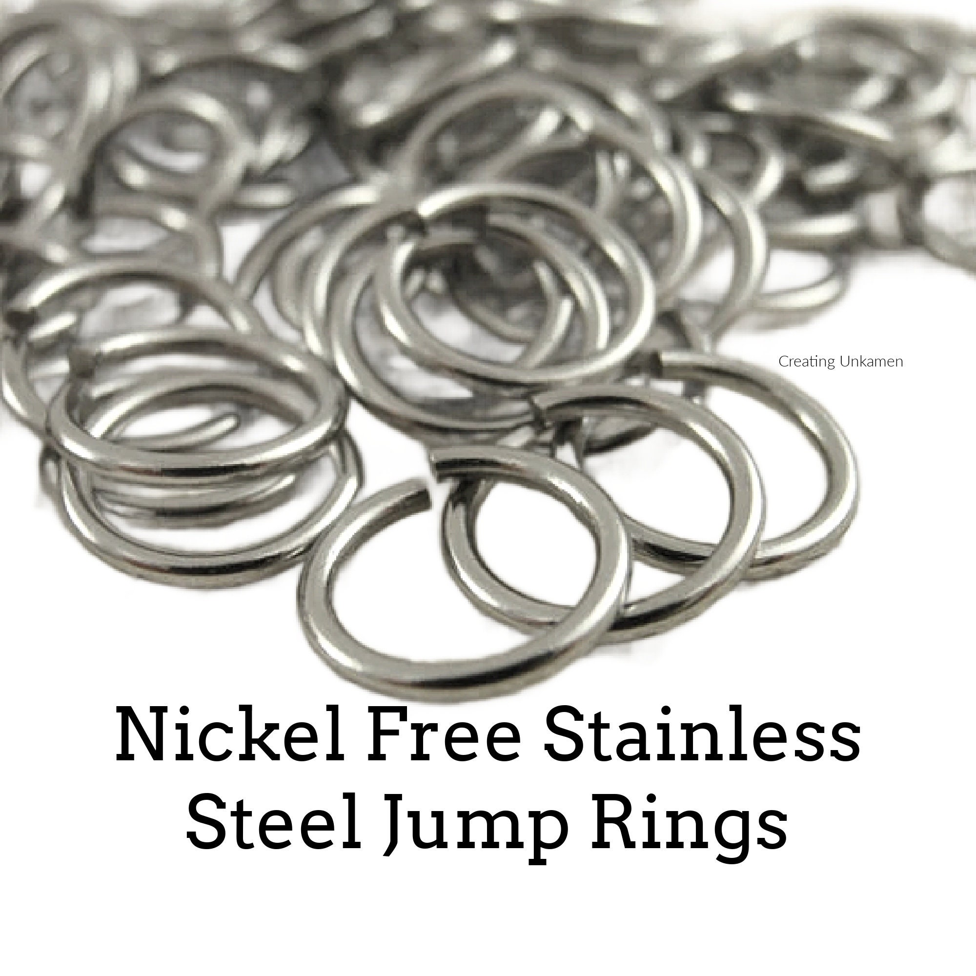 Saw cut stainless steel jump rings deals