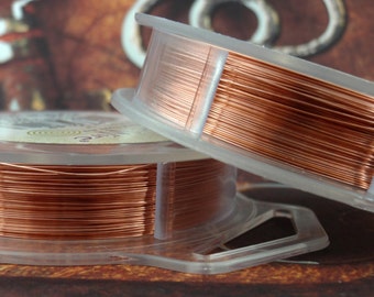 Bare Copper Artistic Wire - Solid Metal - You Pick Gauge 10, 12, 14, 16, 18, 20, 22, 24, 26, 28, 30, 32, 34 – 100% Guarantee