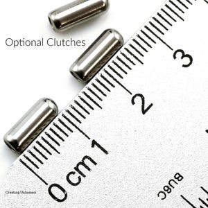 6 - 19 gauge Stainless Steel Hat Pin Blanks image 2