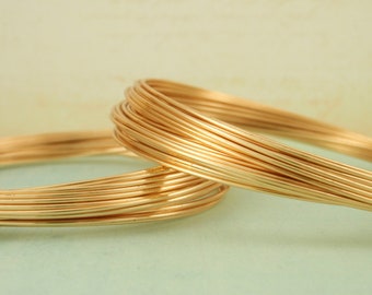 Premium Gold Colored Wire - Half Hard - Non Tarnish - 100% Guarantee - 14, 16, 18, 20, 22, 24, 26 gauge