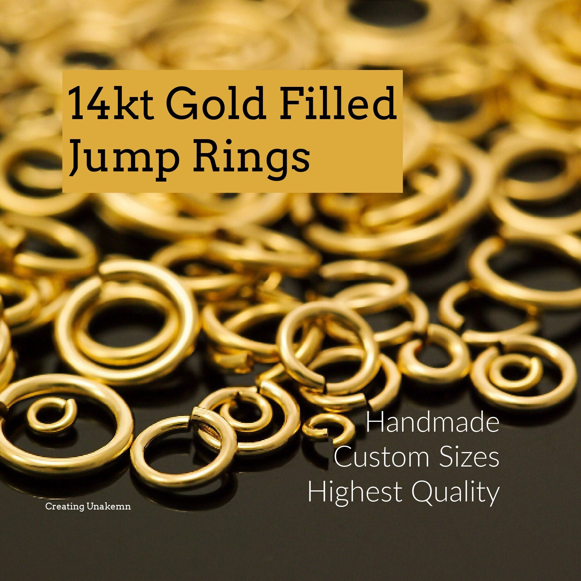 14/20 Gold Filled Locking Jump Ring, 10mm - Jewelry Findings