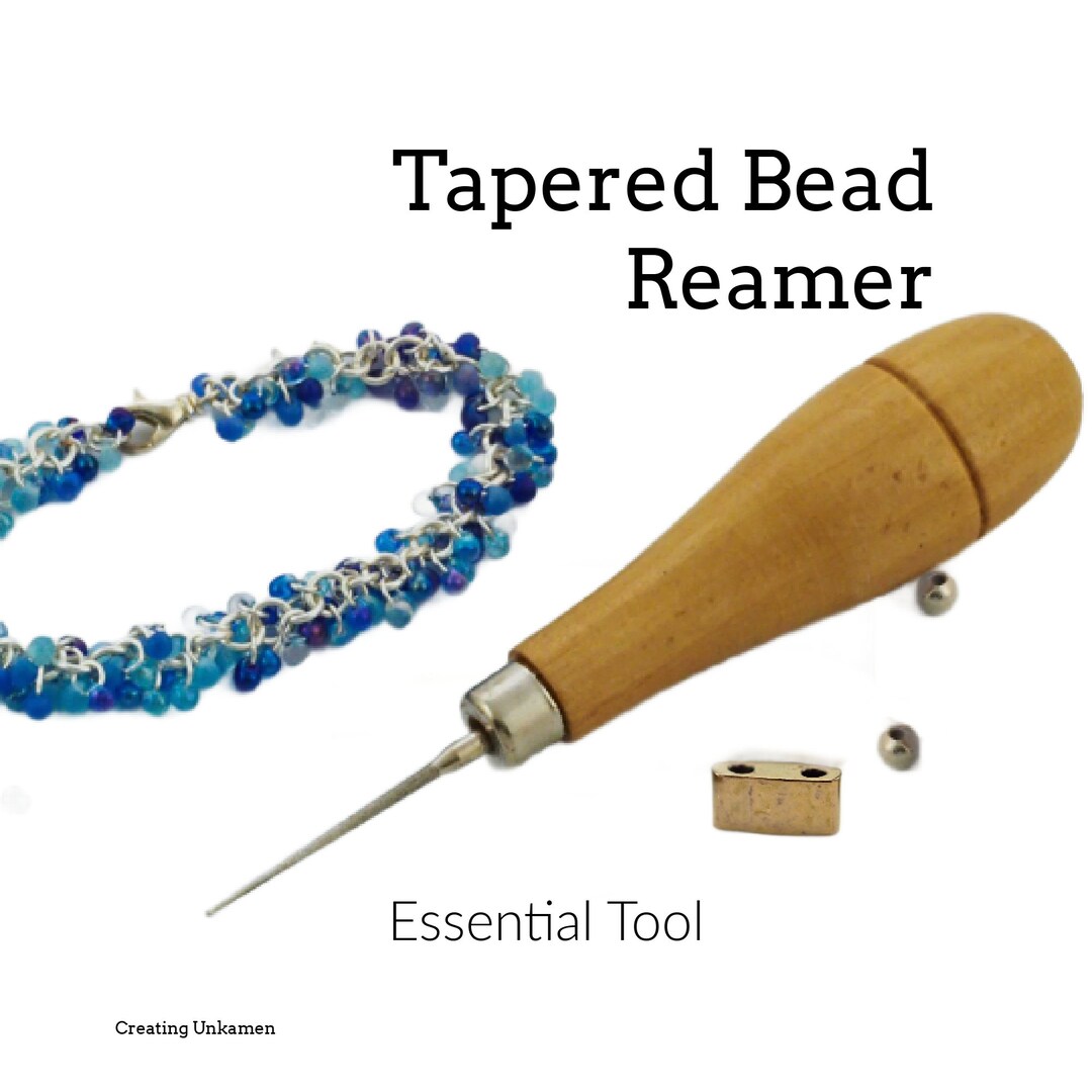 Tapered Bead Reamer Essential Tool When Working With Beads Bead Sample