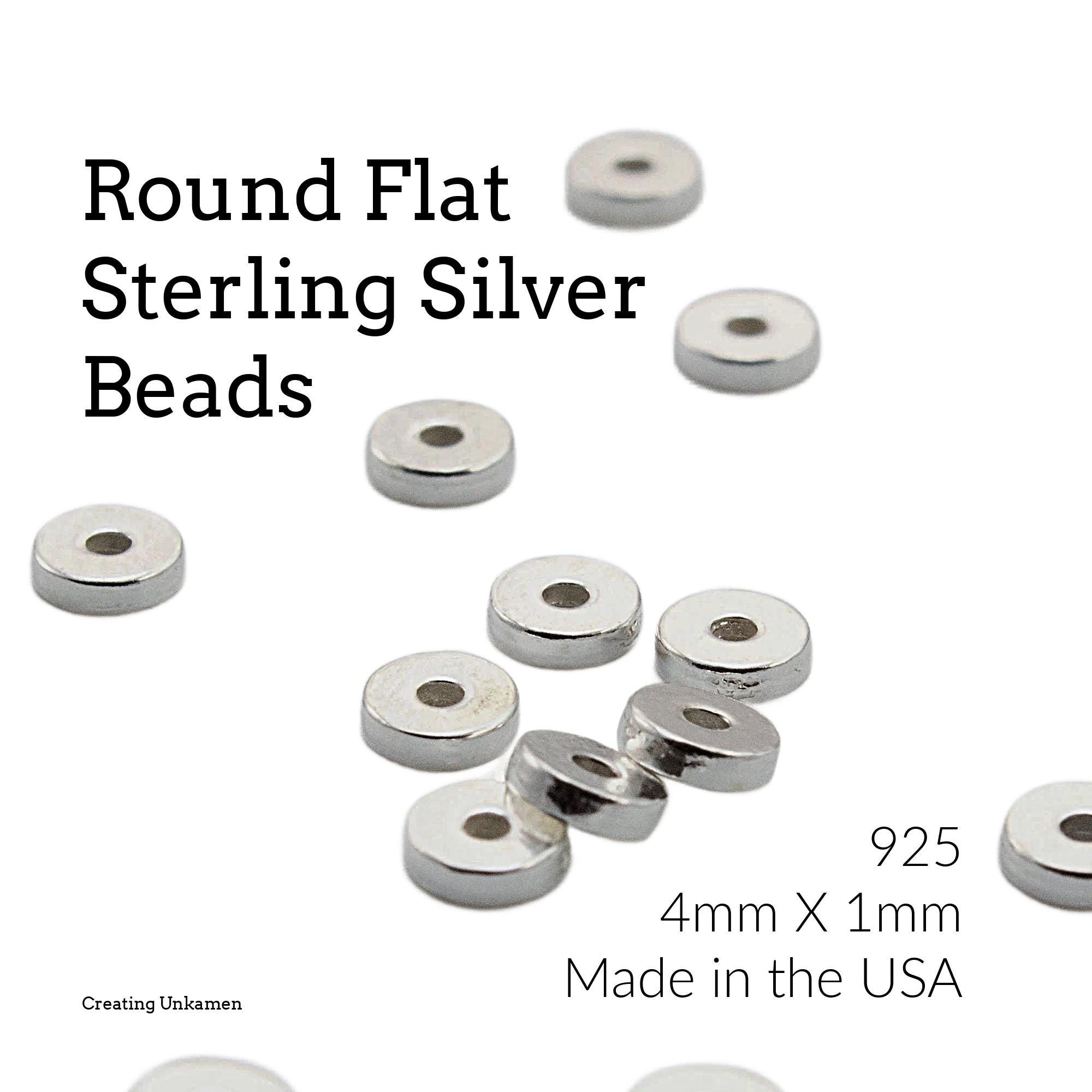 Sterling Silver 6mm - BOMBSHELL BEADS