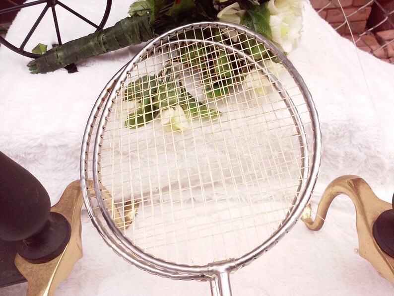 badminton racket set vintage all steel set no case savannahwillow