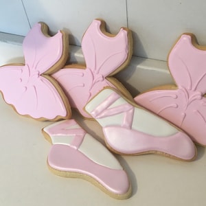 Ballerina tutu ballet toe shoes Cookies - 1 dozen