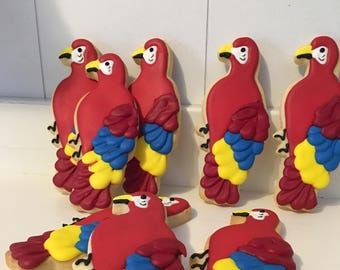 Margaritaville Parrot Cookies - 1 dozen