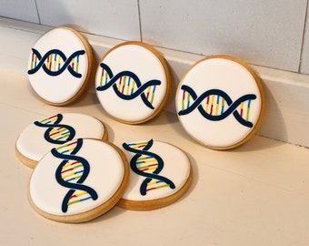 DNA Double Helix Science Cookies - 1 dozen