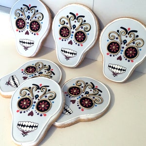 Day of the Dead Cookies Halloween 1 Dozen image 5