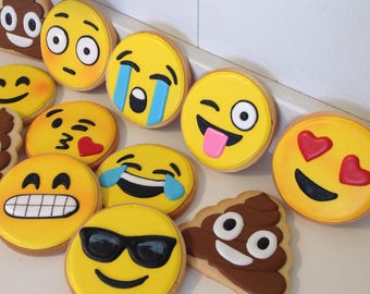 Emoji Cookies - 1 Dozen
