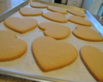 Naked cookies custom shapes plain no frosting