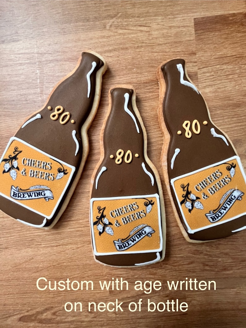 Cheers and Beers Mug Bottle Cookies 1 Dozen image 6