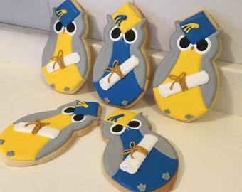 Graduation Owl Cookies - 1 dozen