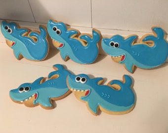 Baby Shark Cookies 1 dozen