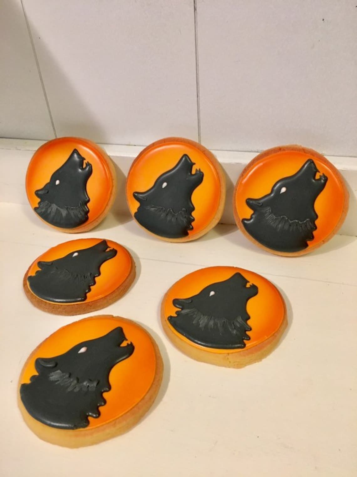 Halloween Werewolf Cookies 1 Dozen Etsy