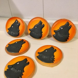 Halloween Werewolf Cookies 1 dozen image 4