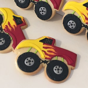 Monster Truck Cookies 1 dozen image 2