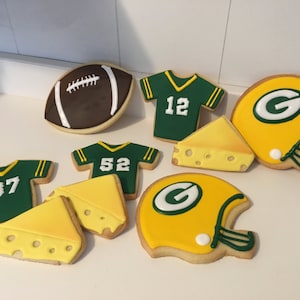 Greenbay Packers Football Superbowl Cookies - 1 Dozen