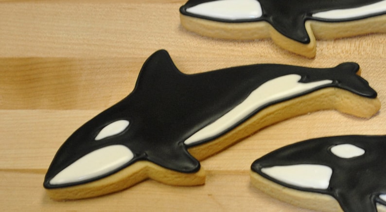 Killer Whale sugar cookies image 3