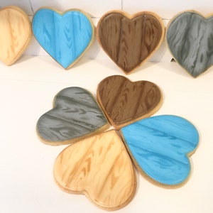 Wood Hearts Valentine Cookies 1 dozen image 7