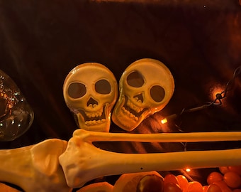 Halloween Skull Cookies - 1 Dozen
