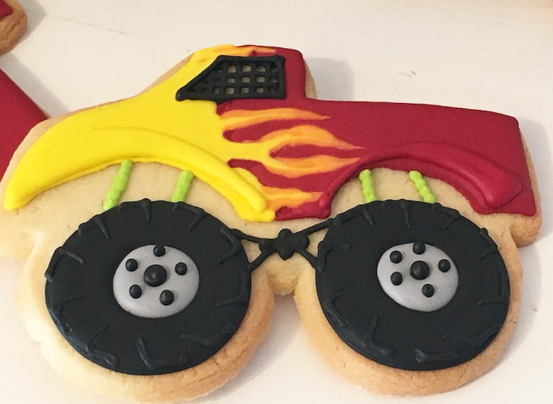 Monster Truck Cookies 1 dozen image 3