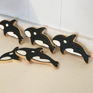 Killer Whale sugar cookies image 1