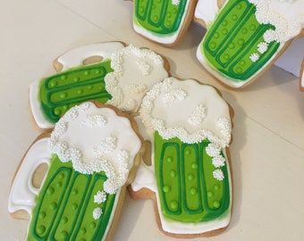 St Patrick's Day Green Beer Cookies