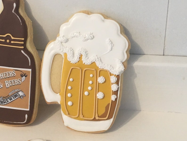 Cheers and Beers Mug Bottle Cookies 1 Dozen image 4