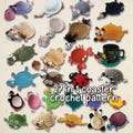 27-in-1 Animal Crochet Coaster Patterns, Mug Hugger Bundle, animals cup holder (PDF + VIDEO TUTORIAL) product logo