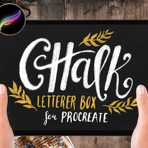 Procreate Chalk Brushes, Chalk Art & Lettering, Chalkboard Brushes, Digitale Kreidebürste, Chalk Dust Procreate, Sketch iPad Brushes