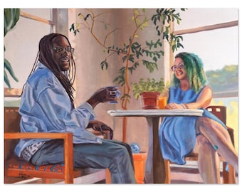 Friendship Oil Painting – Fine Art Print