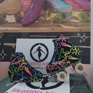 Skate boot covers/Disco skate boot covers