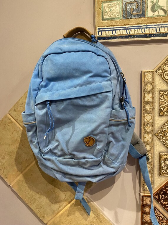 Fjallraven Raven G-1000 Blue Mini Backpack - Etsy Canada display picture 2