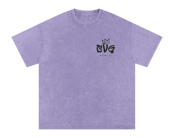 Stay Savage Snow Washed Oversized Cotton T-Shirt
