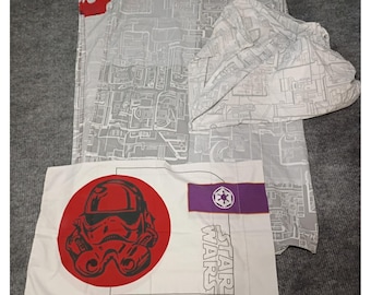 Vintage Star Wars lakenset uit 1997, 80 inch breed.
